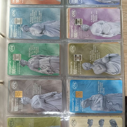 Collectible phone cards like new, pack of 55
