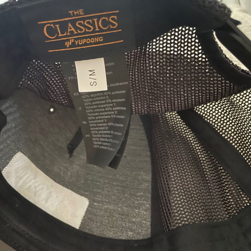 Haibike men's hat new, size S/M, dark grey/black