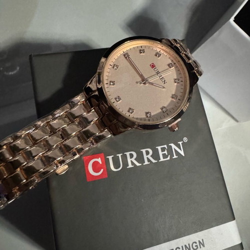 Curren women's watch new gold color