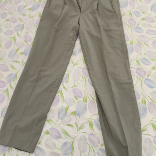 Suit used, beige jacket and trousers
