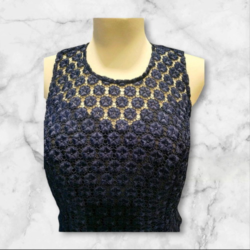 Evening maxi dress blue size M like new