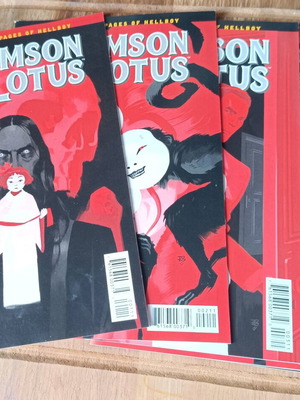 Crimson Lotus used complete mini-series comics Hellboy Universe