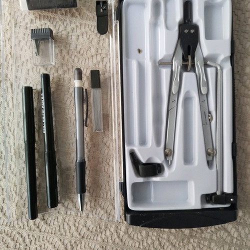 Drawing tools set Diavitis and others, new, 10 pieces