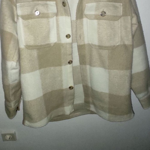H&M unisex beige coat like new, size S/36/8