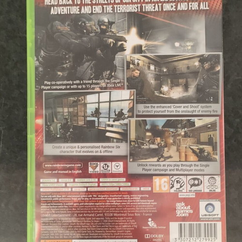Rainbow Six Vegas 2 Xbox 360 game