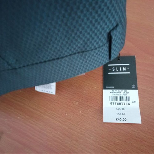 Men's fabric pants TOP MAN No 32 new
