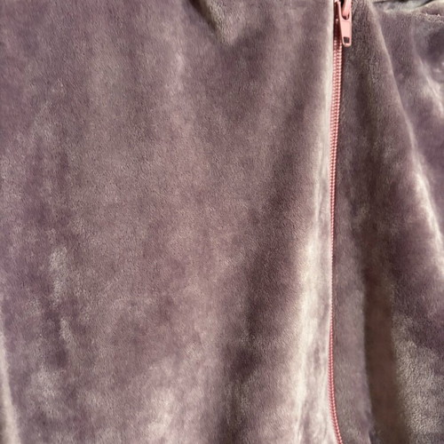 Velour jacket used, very soft, pink, size M
