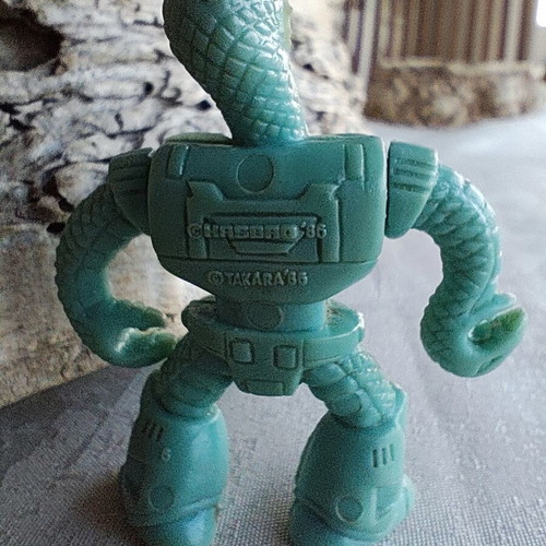 Teratomachos Cobra figure blue turquoise Hasbro 1986 like new