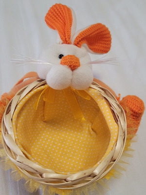 Small Easter Basket like new, size 12×12 cm