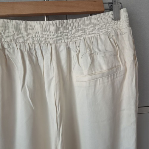 Zara satin high-waist pants size M like new, champagne color