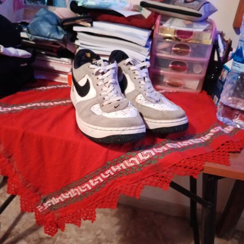 Nike sneakers size 43, refurbished, white