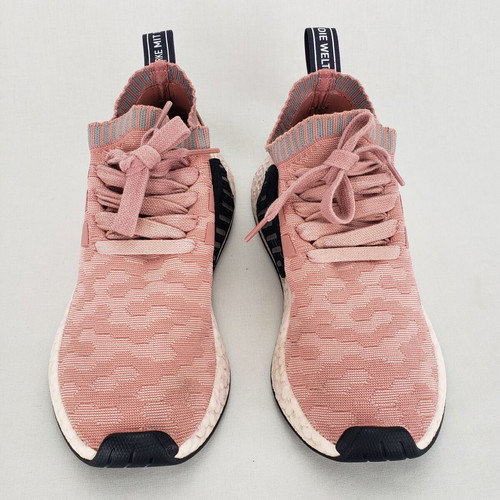 Adidas BY8782 NMD R2 Boost Primeknit women's sports sneakers used, size 39, pink