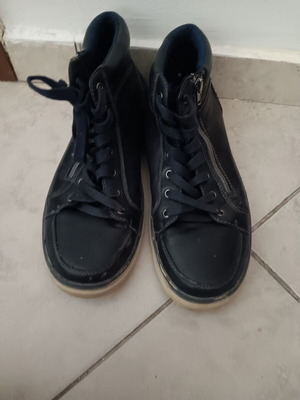Men's shoes dark blue, like new, size 44, casual