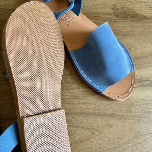 Blue sandals new, size 40