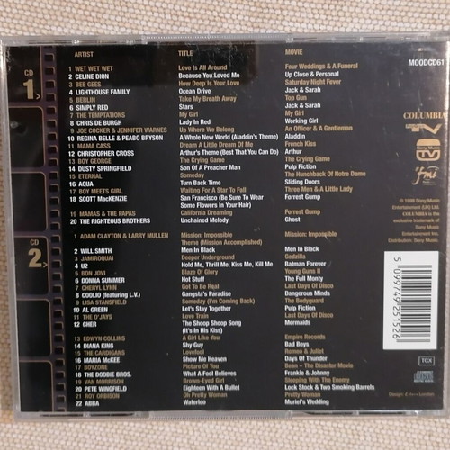 The All Time Greatest Movie Songs 2CDs like new