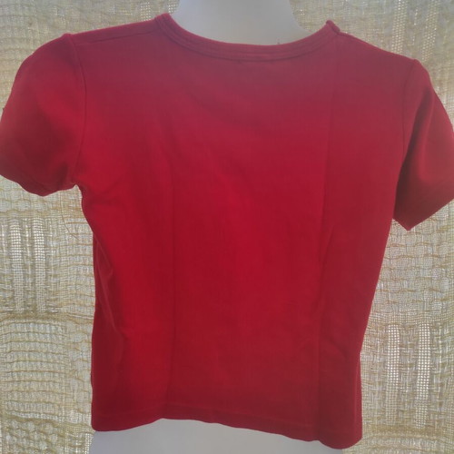 Benetton red T-shirt, size S