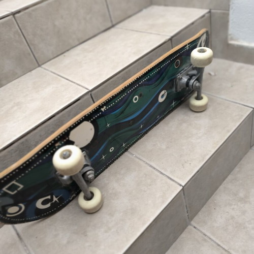 Used skateboard