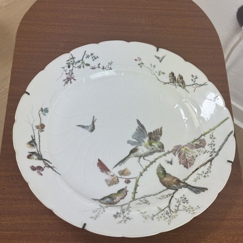 Limoges porcelain plate prewar collectible, used, antique 100 years old