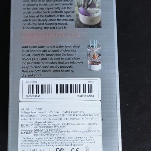 Makeup brush cleaner device new