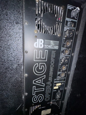 dB Technologies Stage Opera 61.15 Active Subwoofer used