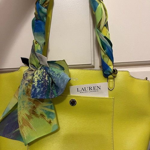 Ralph Lauren handbag light green like new
