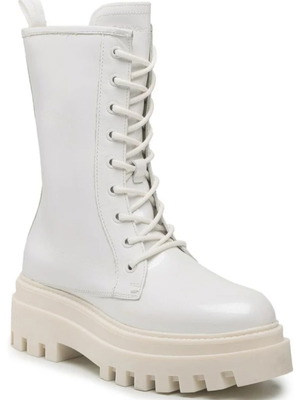 Calvin Klein Jeans white boots like new, size 38