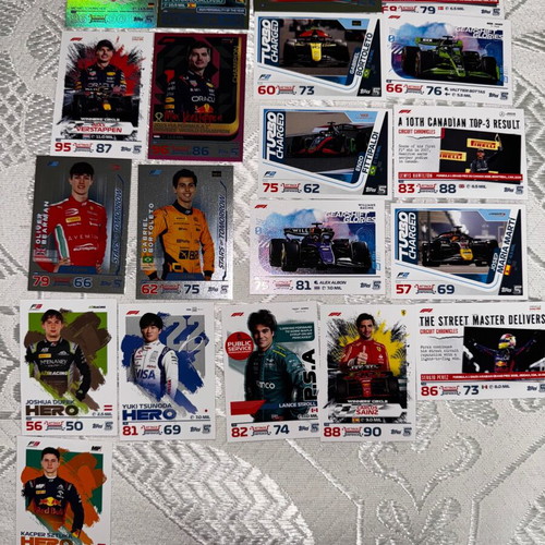 Formula 1 Turbo Attax cards like new