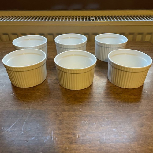 Clay baking molds set of 6 new for individual desserts