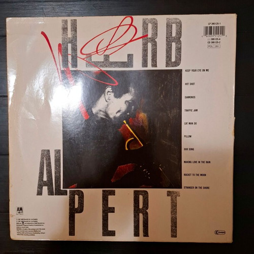 Herb Alpert Keep Your Eye On Me LP used, electronic