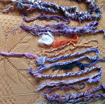 Threads used, assorted colors