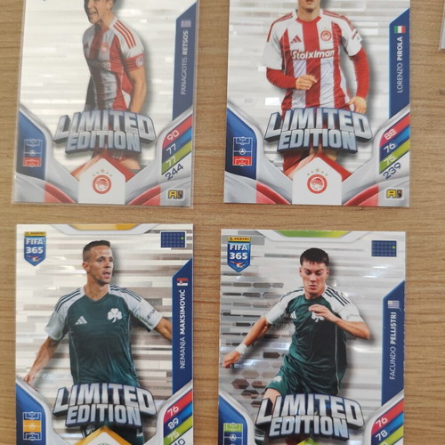 FIFA Andrenalyn 26 Panini Limited Greek Cards Pack of 4