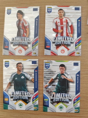 FIFA Andrenalyn 26 Panini Limited Greek Cards Pack of 4