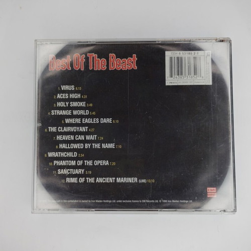 Iron Maiden Best Of The Beast CD, 1996 Bulgarian edition
