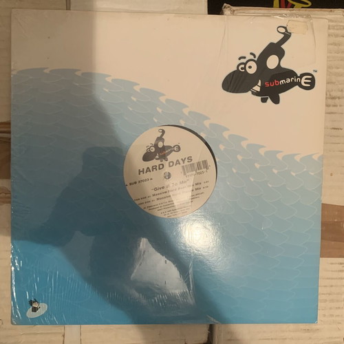 Hard Days Give It To Me 12" vinyl single used, electronic house