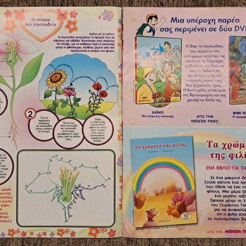 My Little Pony magazine used with poster and figure