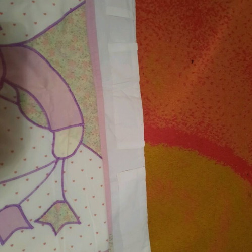 Patchwork decorative fabric like new for children's room