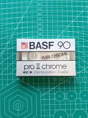 BASF Pro II Chrome 90 Type II κασέτα, σφραγισμένη καινούργια