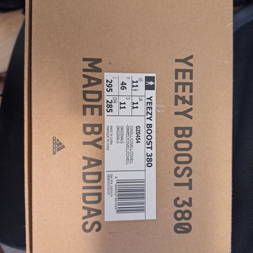 Adidas Yeezy Covellite sneakers, size 46, grey turquoise