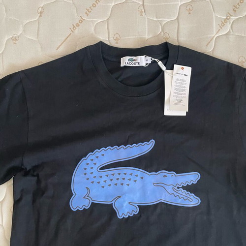 Lacoste Crocodile Logo T-Shirt Black new with tag