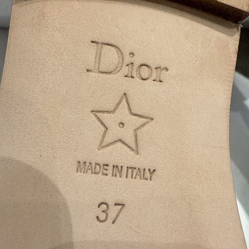 Christian Dior Dway Toile de Jouy Slides Size 37 New with Box