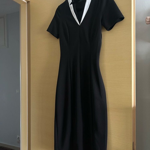 Anna Field dress like new, black with white details