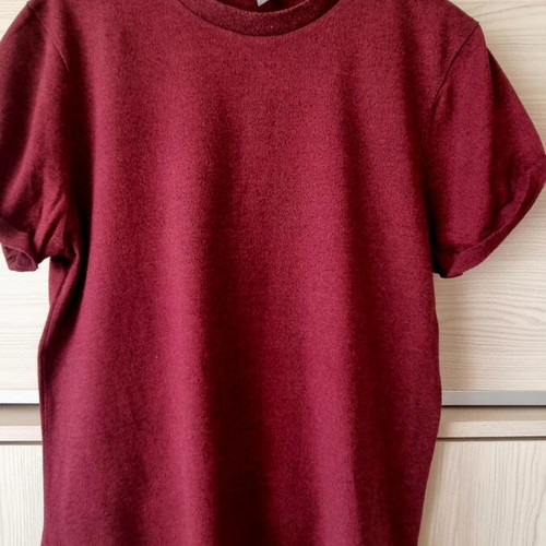 ASOS T-shirt, bright burgundy