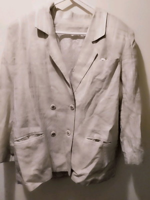 Women's spring oversized blazer used with shoulder pads, size L