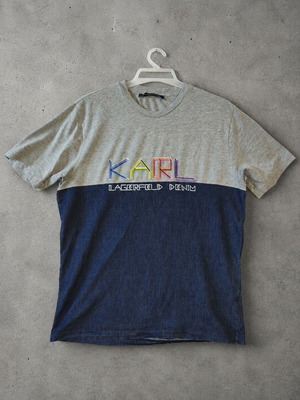 Karl Lagerfeld Denim T-shirt XL like new, gray