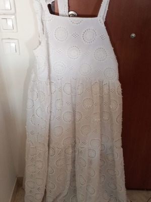 Karavan Kipour Dress like new, wide fit, white