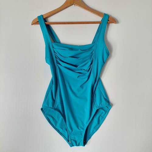 Calvin Klein one-piece swimsuit turquoise size small like new