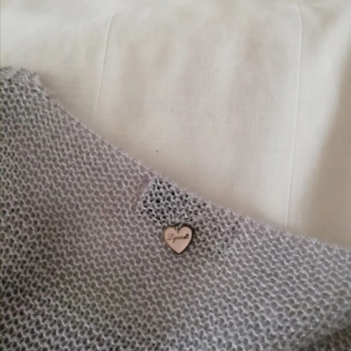 Lynne cardigan like new, grey, lightweight knit for spring-summer