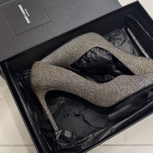 Saint Laurent heels like new, size 39.5, gray