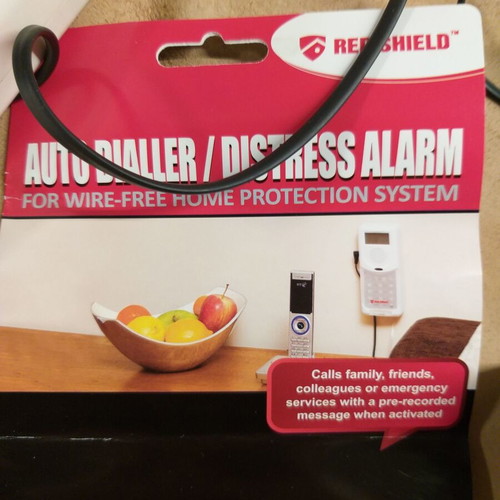 Redshield Model No WS-110 Wireless Answering Machine Distress Alarm used