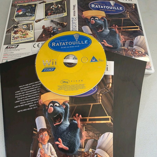 Nintendo Wii game Disney Pixar Ratatouille used